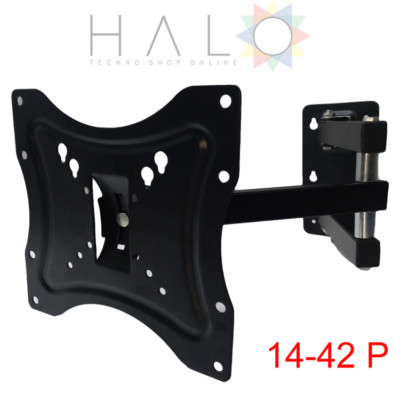 TV Saba 32 Staffa TV A Parete Regolabile &ndash; Supporto VESA Per TV LED/LCD Da 22 A 43 Pollici, Inclinabile Staffa Parete Inclinabile