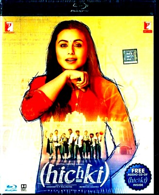 HICHKI- RANI MUKERJI, ROHIT SARAF - NEW BOLLYWOOD BLU-RAY + CD - ENGLISH SUBS
