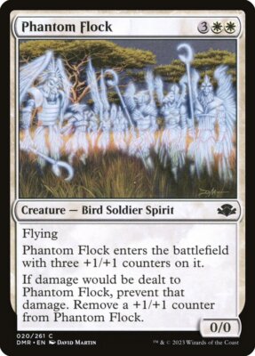 Magic the Gathering (mtg): DMR: Phantom Flock  (x 4)