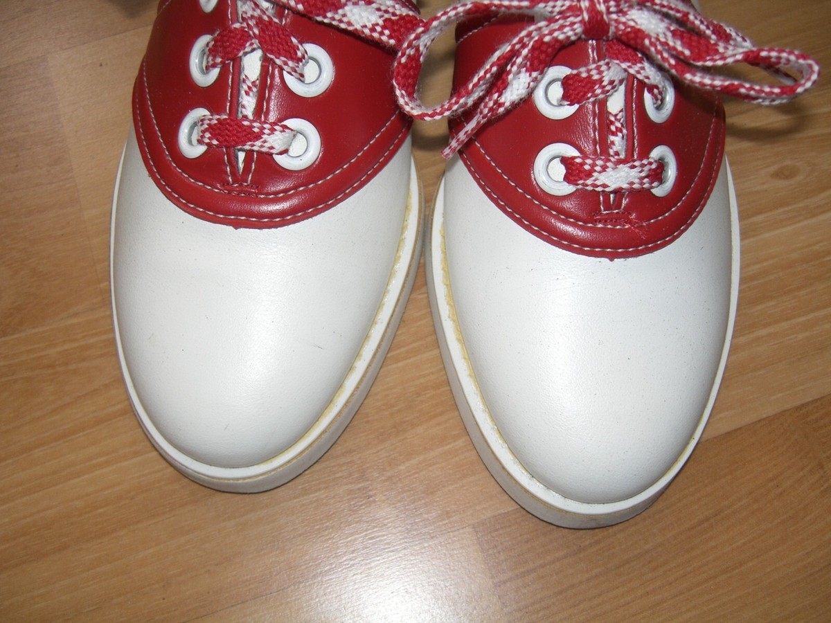 Vintage 1980's RED/white Saddle Shoes Pinwheels by JC Penney Vintage 1980's RED/white Saddle Shoes Pinwheels by JC Penney