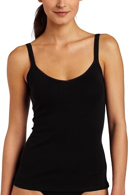 On Gossamer 187903 Womens Reversible Camisole Pajama Top Black Size Medium