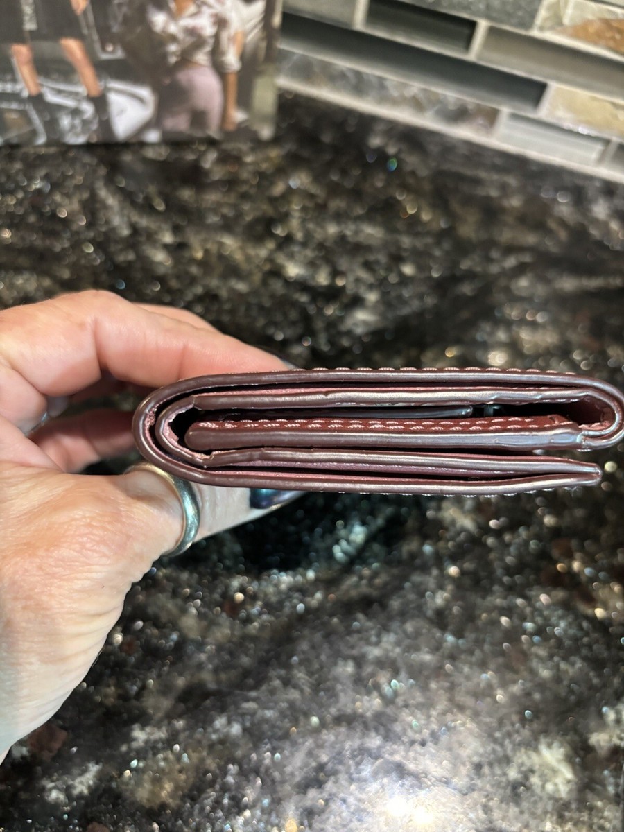COACH ESB.1941 レザーリード Coach 1941 Trifold Wallet Glovetanned Leather 58851 Bordeaux
