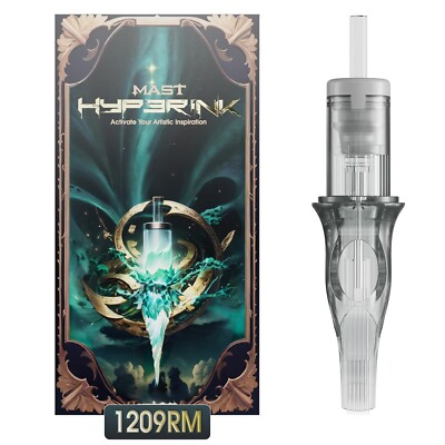 Mast Hyperink Tattoo Cartridges Pro Round Magnum 1209RM Larger Ink Storage