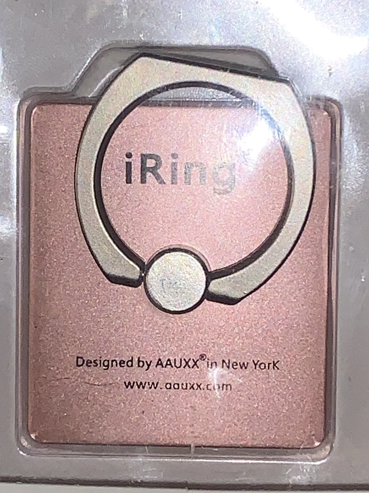 Anillo iRing Stent de AAUX Soporte + Agarre Seguro Giratorio 360° (Oro Rosa) Foto 3 de 4