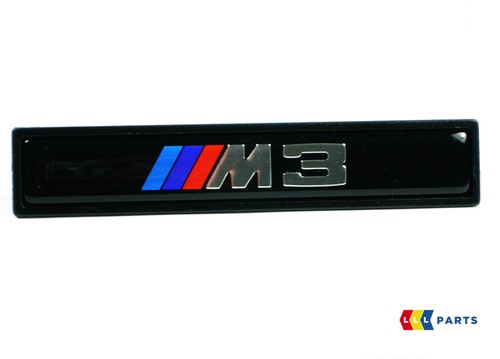 BMW E36 3 Serie Original M3 Moldura de Puerta Etiqueta Pegatina Insignia Emblema - Imagen 2 de 4