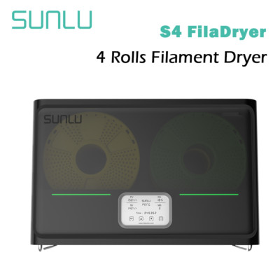 SUNLU 3D Printer Filament Dryer S4 For Drying 4 Filament Keep Better Printing