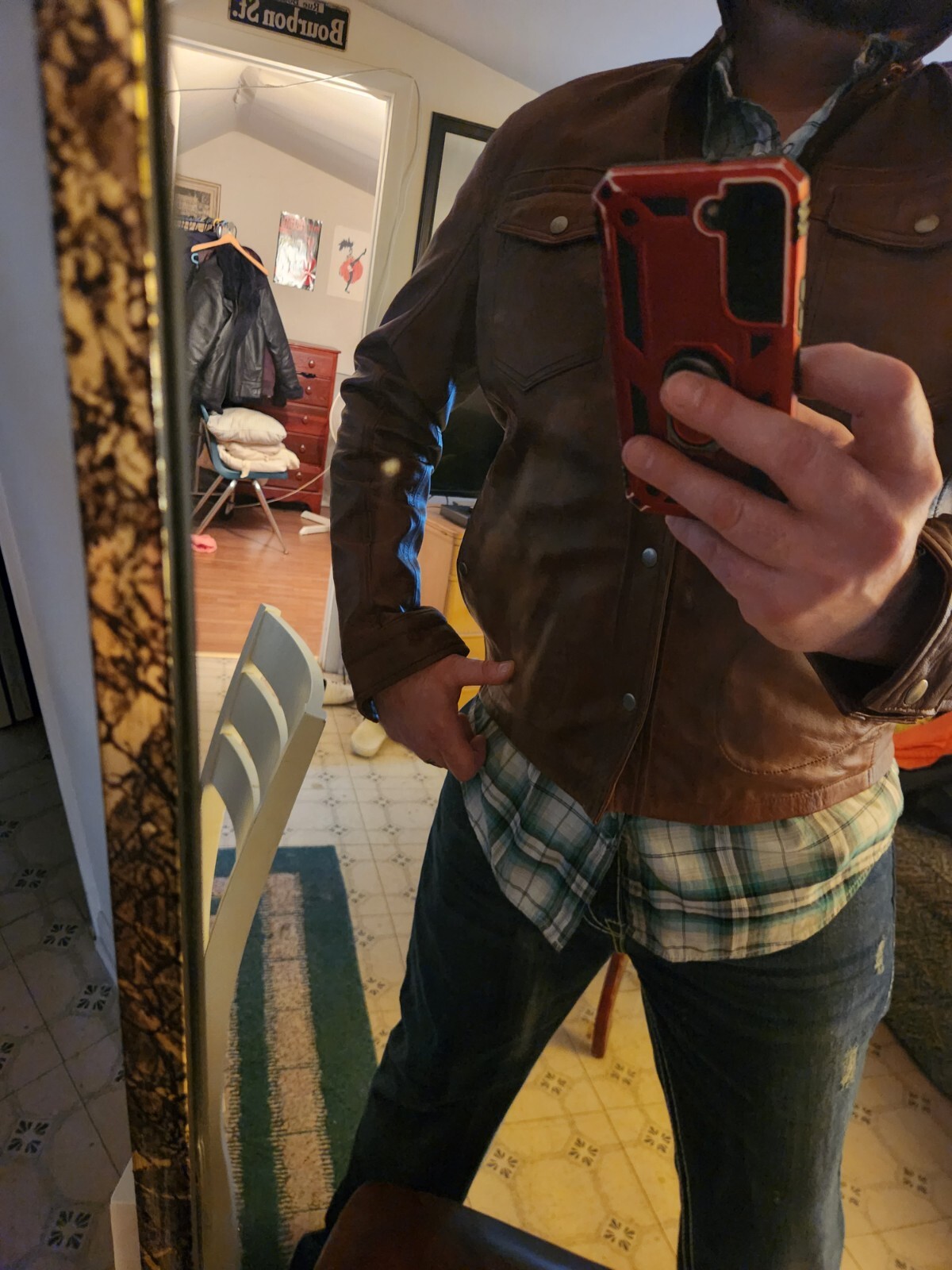 jacket men leather - image 2