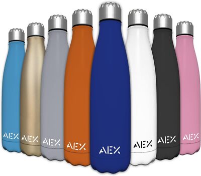 AEX Edelstahl Wasserflasche Sportvakuum Heißkaltgetränk Isolierflasche