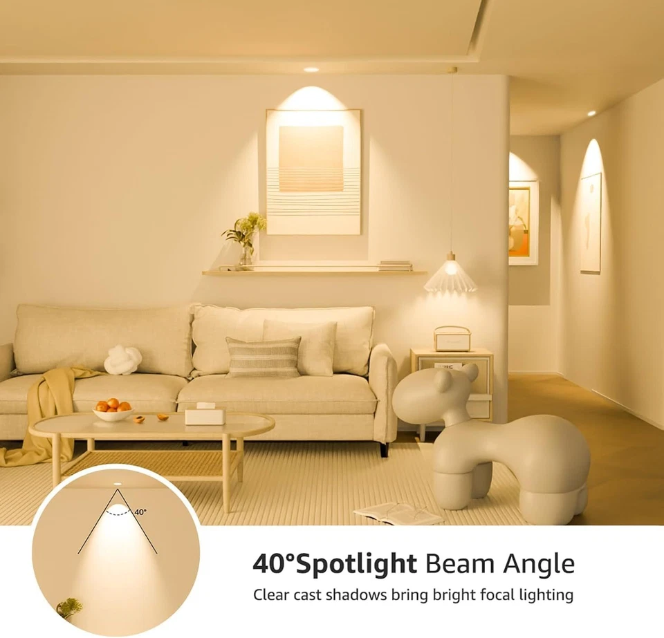 4Pack PAR16 LED Flood Light Bulb, 6.5W(60W), 3000K, E26 - Image 2 of 4