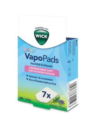 WICK Vapo Pads Rosmarin und Lavendel Duft Nachfüll Pack 7 x ruhiger Schlaf neu