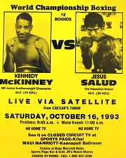 KENNEDY McKINNEY vs JESUS SALUD 8X10 PHOTO BOXING PICTURE