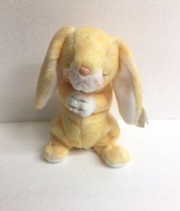 praying bunny beanie baby