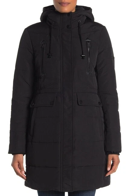 Lucky brand missy online faux fur hood parka