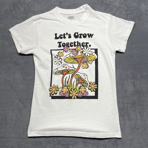 Camiseta para mujer Baisco Brands talla pequeña setas trippy crecemos juntas - Imagen 1 de 10