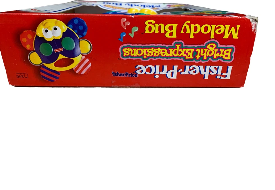 Винтажная музыкальная игрушка 1998 Fisher Price Melody Bug Critter ретро новая из старых запасов 3+ месяца - Изображение 2 из 4
