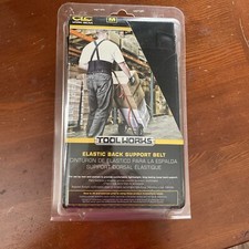 Elastic Back Support Belt Black CLC toolworks M 32- 38 in.