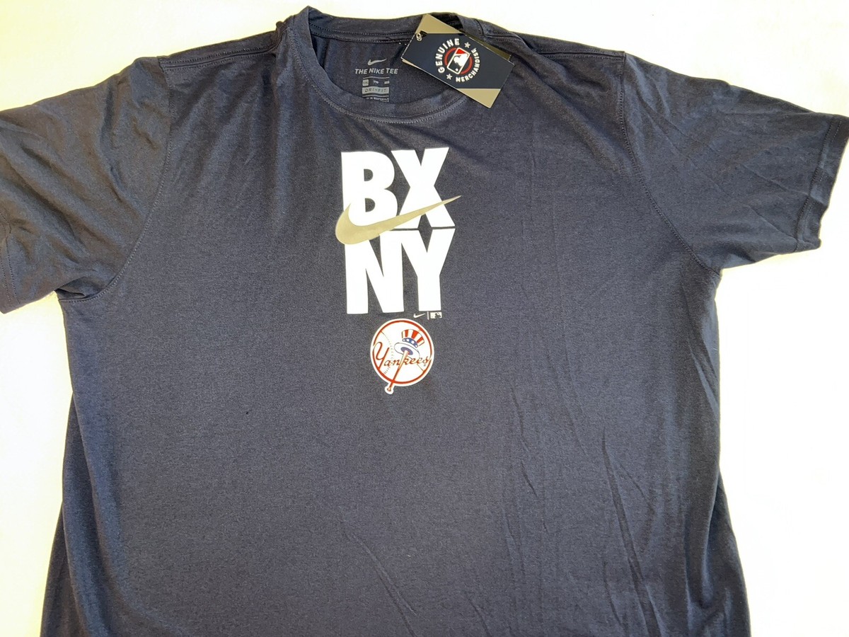 NY YANKEES SHIRT 2XL NIKE DRI-FIT BXNY BRONX NEW YORK MLB BASEBALL