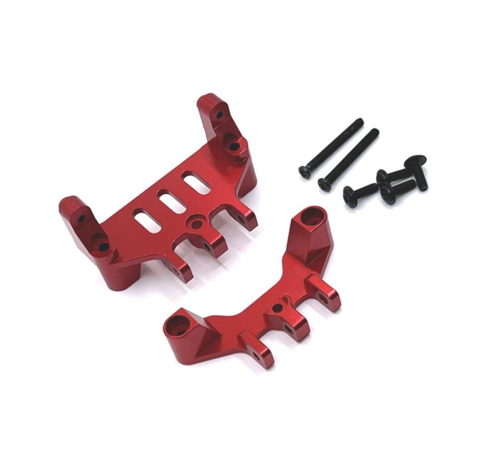 4x Ruedas Y Neumáticos RC Neumáticos Y Llantas RC, Fáciles De Instalar Neumaticos Rc Con Llanta Pieza Rc Para Coche Trepador De Control Remoto Mn86 Rojo