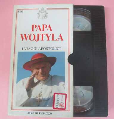 VHS film GIOVANNI PAOLO II viaggi apostolici 3 PERUZZO papa Wojtyla (F160)no dvd