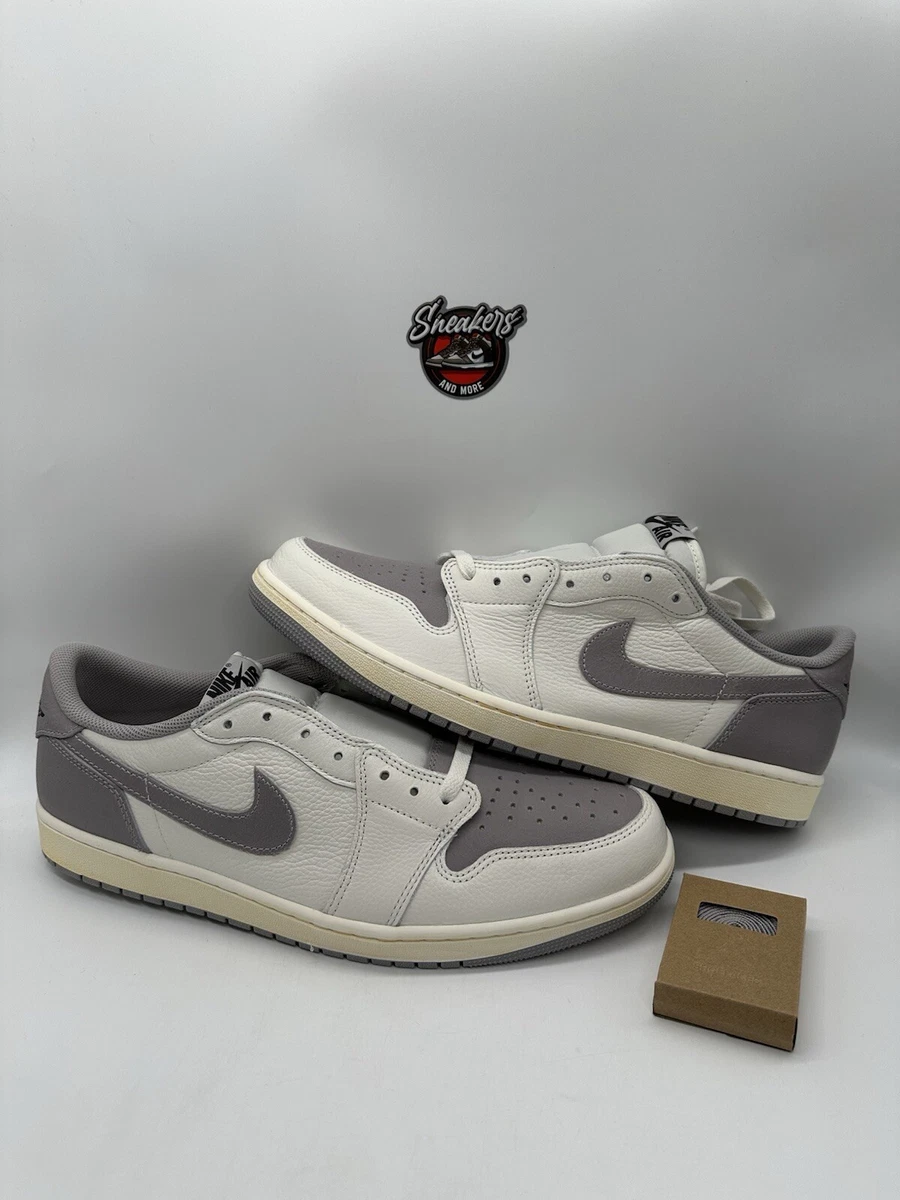 【YI】AIR JORDAN 1 LOW OGセイル/アトモスフィアグレー Jordan 1 Retro OG Low Sail Atmosphere Grey for Sale | Authenticity