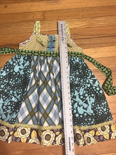 Matilda Jane Platinum Butterfly Owl Flower Knot Dress Size 6 - Picture 4 of 7