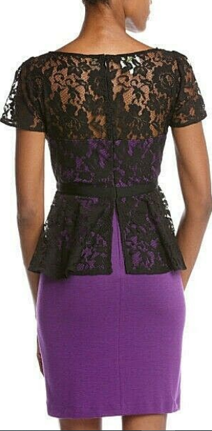 white lace crochet bodycon dress La Miel Julianna White Crochet Lace Mini Dress - Size L