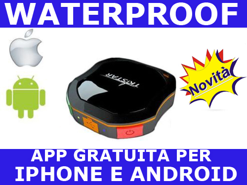 LOCALIZZATORE SATELLITARE GPS GSM GPRS ANTIFURTO TRACKER SOS TK STAR V BAG - Foto 1 di 1