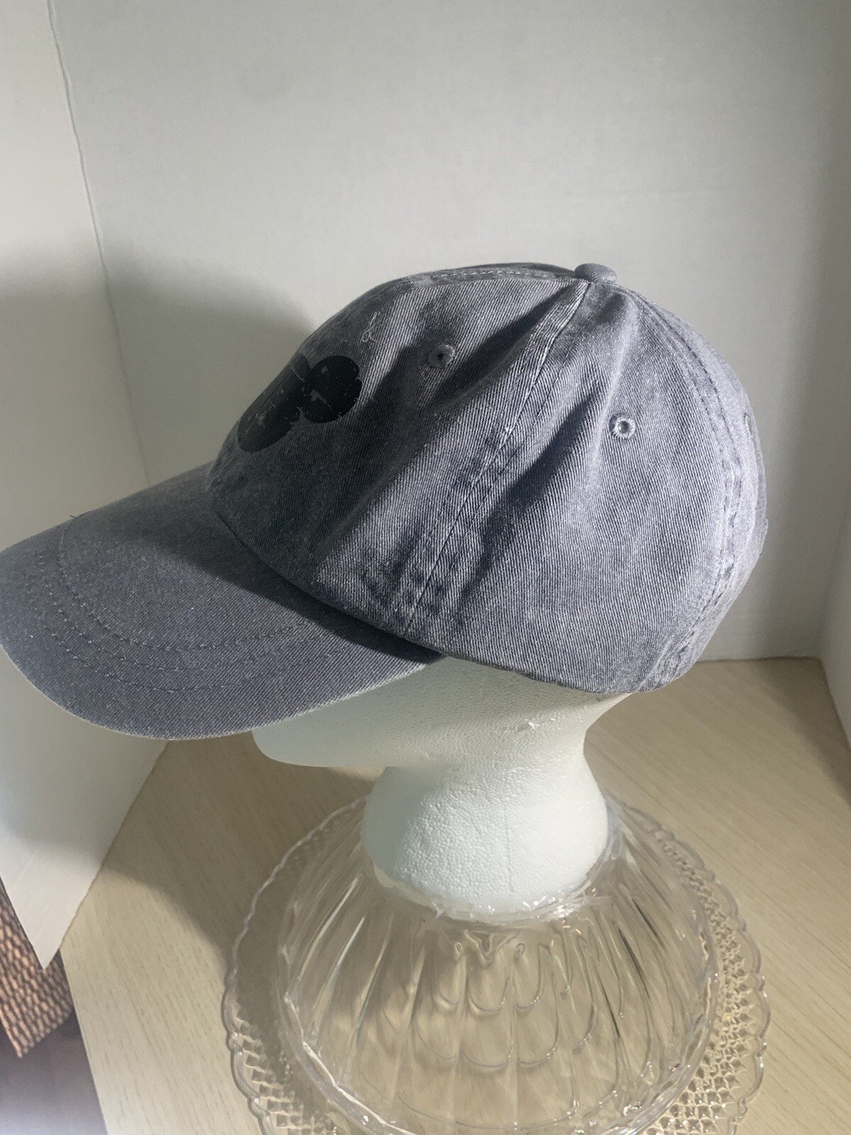 Mickey Mouse Strapback Gray Hat Cap Adjustable - image 2