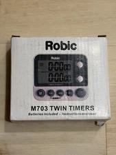 Robic M-703 Twin Timers Countdown Stopwatch