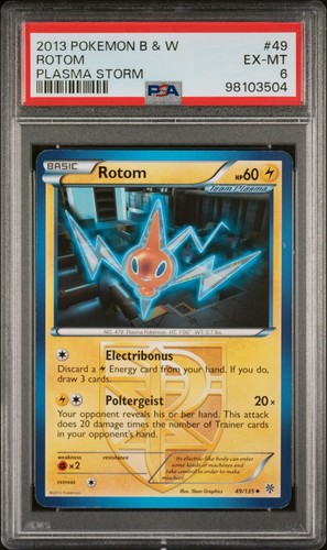Rotom graded PSA 6 for sale on eBay