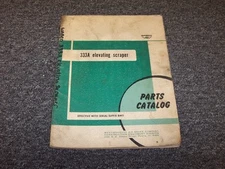 Wabco 333A Elevating Scraper Factory Original Parts Catalog Manual Book