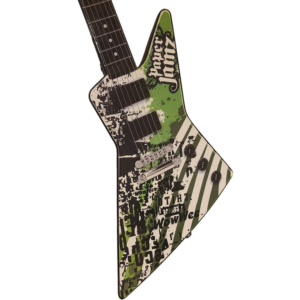 Paper Jams Guitar wow wee Works! Green All Star 2009 - Image 2 of 4