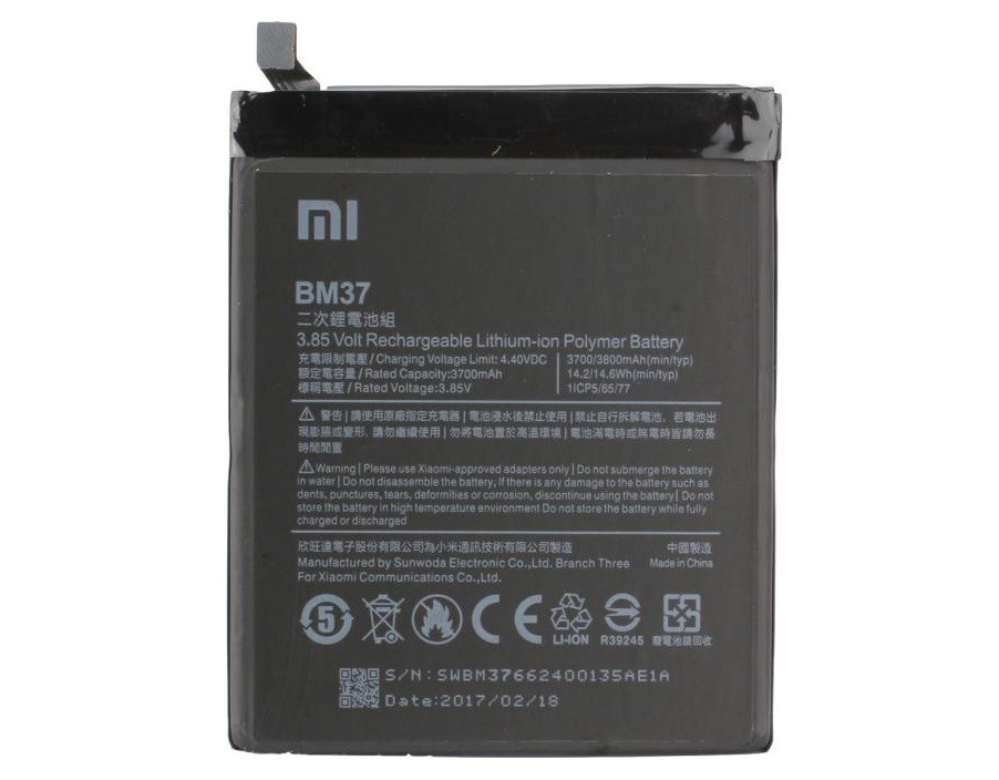 XIAOMI NEW BATTERIA RICAMBIO ORIGINALE BM37 3800mAh