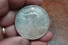 1991 1 OZ SILVER EAGLE UNCIRCULATED .999 FINE SILVER