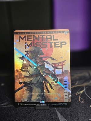 Foil Mental Misstep TMNT Secret Lair Bonus Card | Teenage Mutant Ninja...