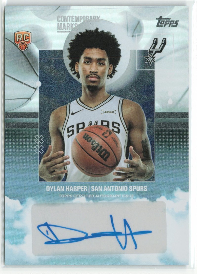 2025-26 Topps Contemporary Marks Dylan Harper #CM-DH Auto RC Spurs