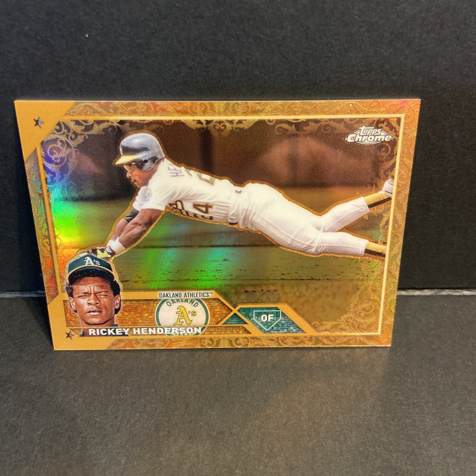 2023 Topps Gilded Collection - Rickey Henderson #83 /99