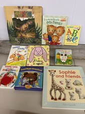 Lot of 9 Hard Back Board Books for Children Kids Toddler Babies