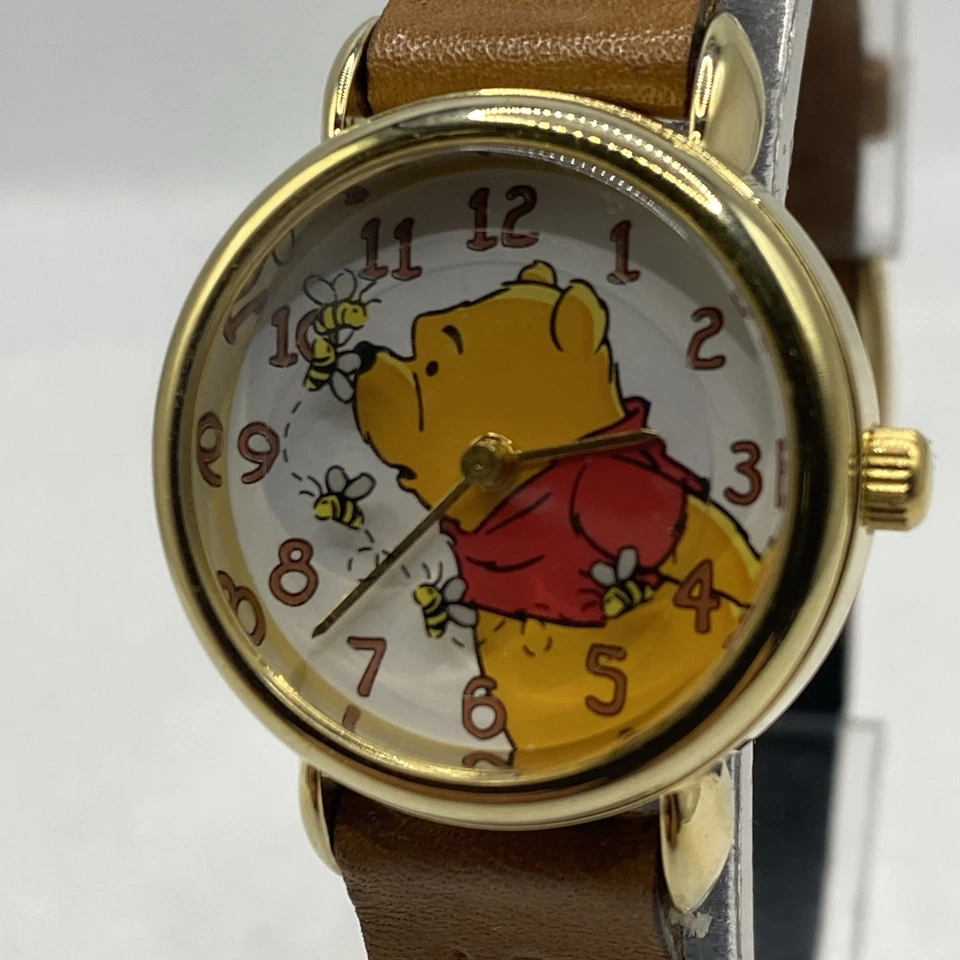 Reloj de vestir TIMEX Disney Watch Winnie The Pooh clásico mínimo raro Foto 3 de 4