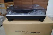 TECHNICS SL-1200G-S Direct Drive Turntable w/ Adapter and Box Test Completed