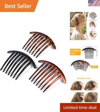 Versatile Hair Side Combs - 30 Pcs Set with 7 Tooth Design for Fine Hair