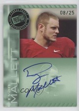 2011 Press Pass Signings Green /25 Ryan Mallett #PPS-RM Auto uk2