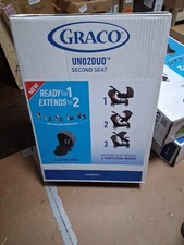 Graco Uno2Duo Stroller Second Seat, Ellington Fashion, Grey New