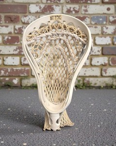 Lacrosse STX AV8 Head White Strung Mid/Low Pocket Mesh