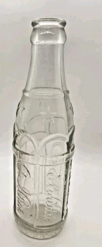 1930's A.I. ROE Art Deco Bottle -  Coca Cola - Arcadia, Florida clear glass VTG