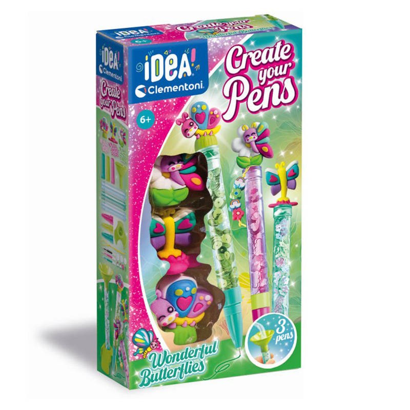 Clementoni Multicolore Idea - Mini Lab Penne Butterfly - Immagine 2