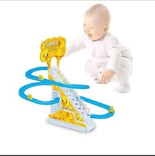 Electric Duck Climbing Ladder Toy with Music  LED Lights Automatic Slide