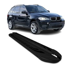 Trittbretter Seitenschweller Seitenbretter f�r BMW X5 E70 2006-2013 Alu Schwarz