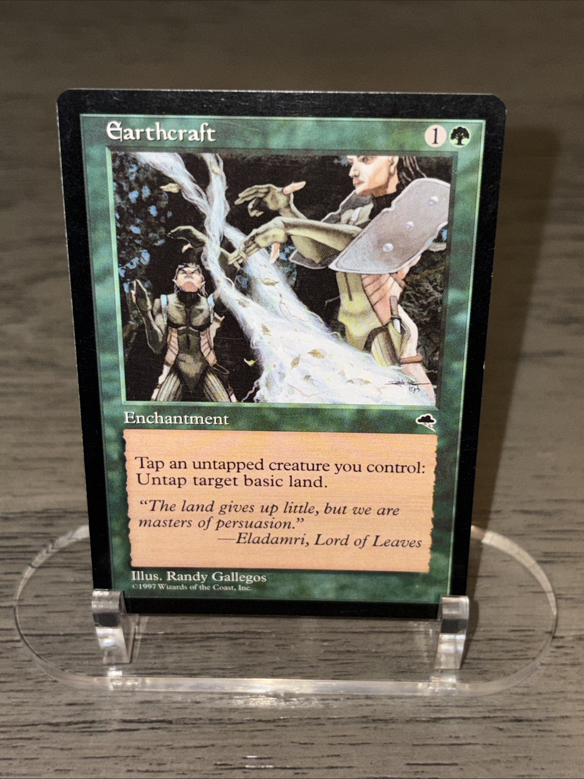 MTG Earthcraft  Tempest (Magic The Gathering) Vintage 1997