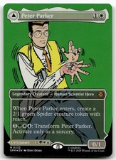 Peter Parker [Borderless Foil] #208 Prices | Magic Marvel Spider